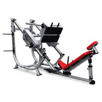 Leg press weight training machine