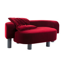 Contemporary sofa / velvet / 2-person /...