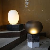 Table lamp / glass / ceramic / contemporary