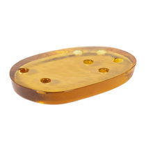 Glass candle holder