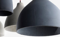 Pendant lamp / concrete / contemporary /...