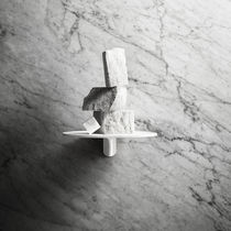 Wall-mounted shelf / contemporary / aluminum...