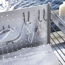 Contemporary coat hook / inox / individual...