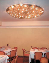 Contemporary ceiling light / round / aluminum...