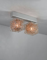 Contemporary ceiling light / aluminum /...
