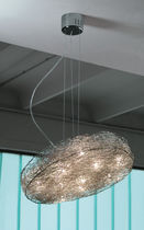 Pendant lamp / aluminum / contemporary /...