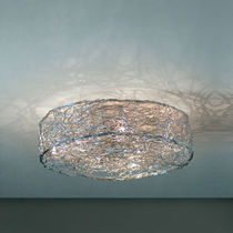 Contemporary ceiling light / round / aluminum...