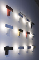 Contemporary wall light / indoor / anodized...
