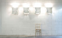 Original design wall light / indoor / steel...