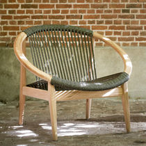 Contemporary armchair / rope / polypropylene...