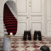 Floor-standing mirror / contemporary / marble...