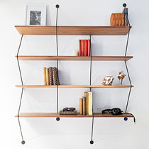 Wall-mounted shelf / contemporary / solid...