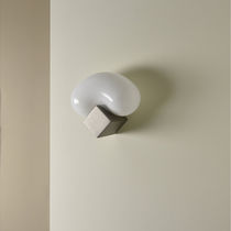 Contemporary wall light / glass / incandescent...
