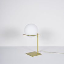 Table lamp / contemporary / brass / blown...