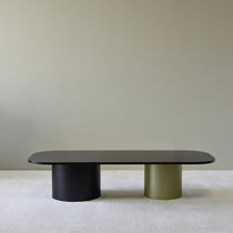 Contemporary coffee table / wood veneer...
