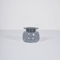 Contemporary vase / glass / handmade