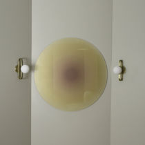 Wall-mounted mirror / contemporary / round