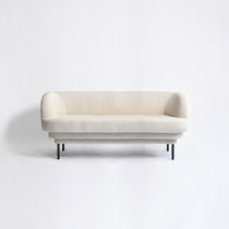 Contemporary sofa / velvet / 3-seater /...
