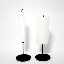 Steel candle holder