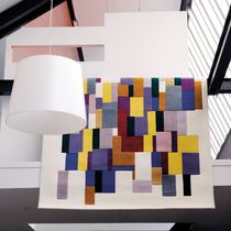 Contemporary rug / patterned / wool / rectangular