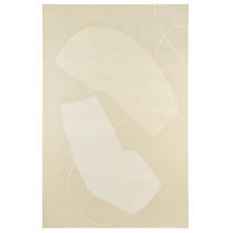 Contemporary rug / patterned / wool / viscose