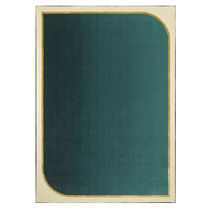 Contemporary rug / plain / wool / viscose