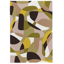 Contemporary rug / patterned / wool / rectangular