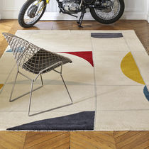 Contemporary rug / patterned / wool / rectangular