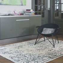 Contemporary rug / patterned / vegetal silk...