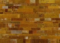 Contemporary rug / patchwork / wool / cotton