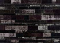 Contemporary rug / patchwork / wool / cotton