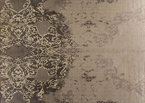 Traditional rug / patterned / wool / silk