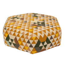 Contemporary pouf / wool / silk / by Bertjan...