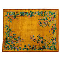 Oriental rug / floral pattern / wool / cotton