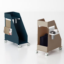 Office service trolley / commercial / steel
