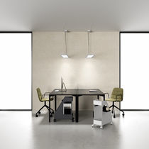Office service trolley / commercial / steel