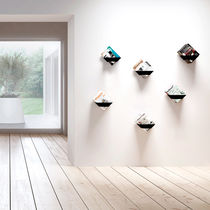 Wall-mounted shelf / contemporary / steel...