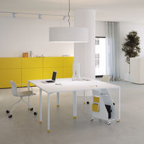Workstation desk / free-standing / contemporary...