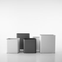 Stainless steel waste paper basket / galvanized...