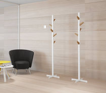 Floor coat rack / contemporary / steel /...