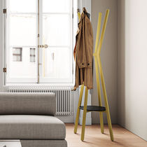 Floor coat rack / contemporary / solid wood...