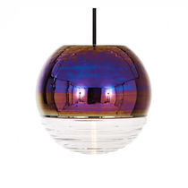 Pendant lamp / contemporary / glass / halogen