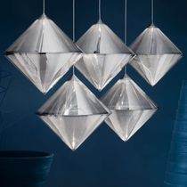 Pendant lamp / contemporary / stainless...