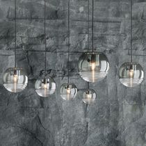Pendant lamp / contemporary / glass / dimmable