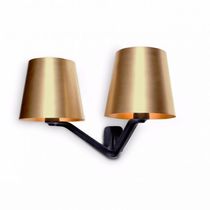 Contemporary wall light / brass / cast iron...