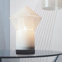 Table lamp / contemporary / blown glass...