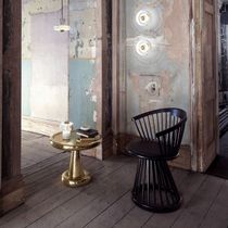Contemporary coffee table / brass / round...