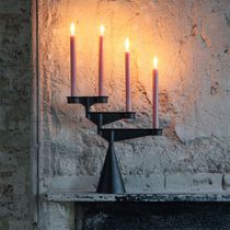 Cast iron candle holder