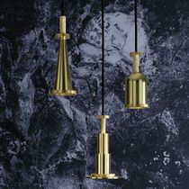 Pendant lamp / brass / contemporary / LED