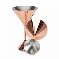 Cocktail glass / stainless steel / commercial
